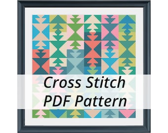 PDF Pathfinder Cross Stitch Pattern by Sarah Ruiz Quilts