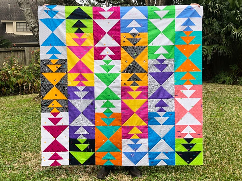 PDF Pathfinder Quilt Pattern by Sarah Ruiz Quilts Digital Download 4 Sizes image 5