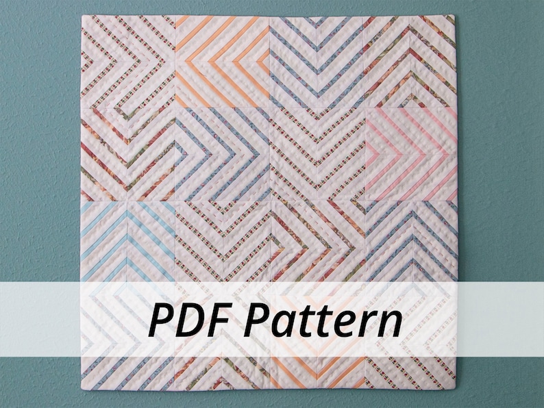 Digital Download PDF Modular Maze Quilt by Sarah Ruiz Quilts