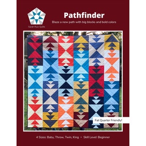 PDF Pathfinder Quilt Pattern by Sarah Ruiz Quilts Digital Download 4 Sizes image 2