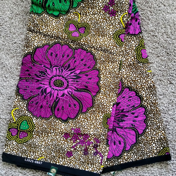 African print purple fabric | Ankara purple fabric | sold by the yard