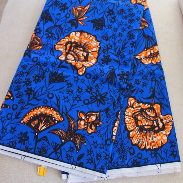 Printed fabric, polyester fabric, African printed fabric (sold by the Yard)
