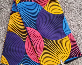 African print fabric | Ankara fabric (100% cotton, by yard )
