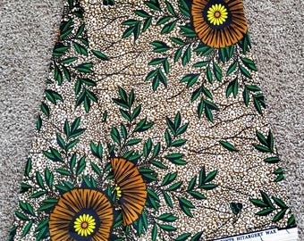 African print fabric | Ankara fabric | sold by the yard