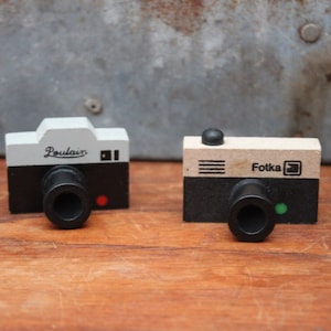 Camera Stamp, Wooden Photographer Stamp, Vintage Style
