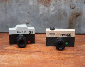 Camera Stamp, Wooden Photographer Stamp, Vintage Style