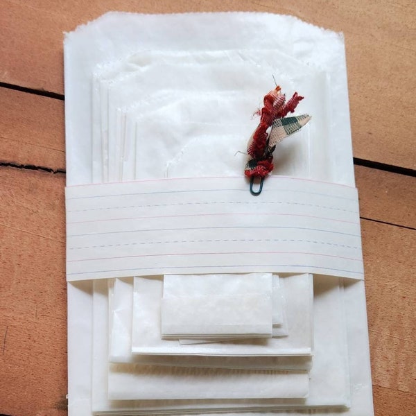 Embossed Glassine Bags Etsy