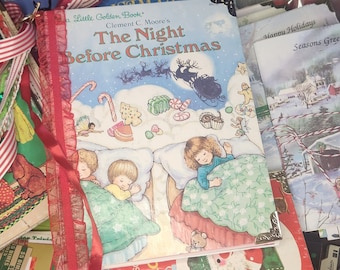 The Night Before Christmas Junk Journal, Little Golden Book