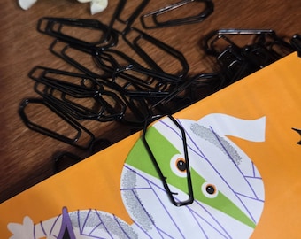 Coffin Paperclips-spooky-Halloween-Creepy-Set of 10-Junk Journal