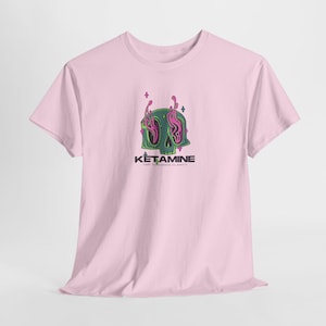 Ketamine trippy skull unisex cotton t-shirt