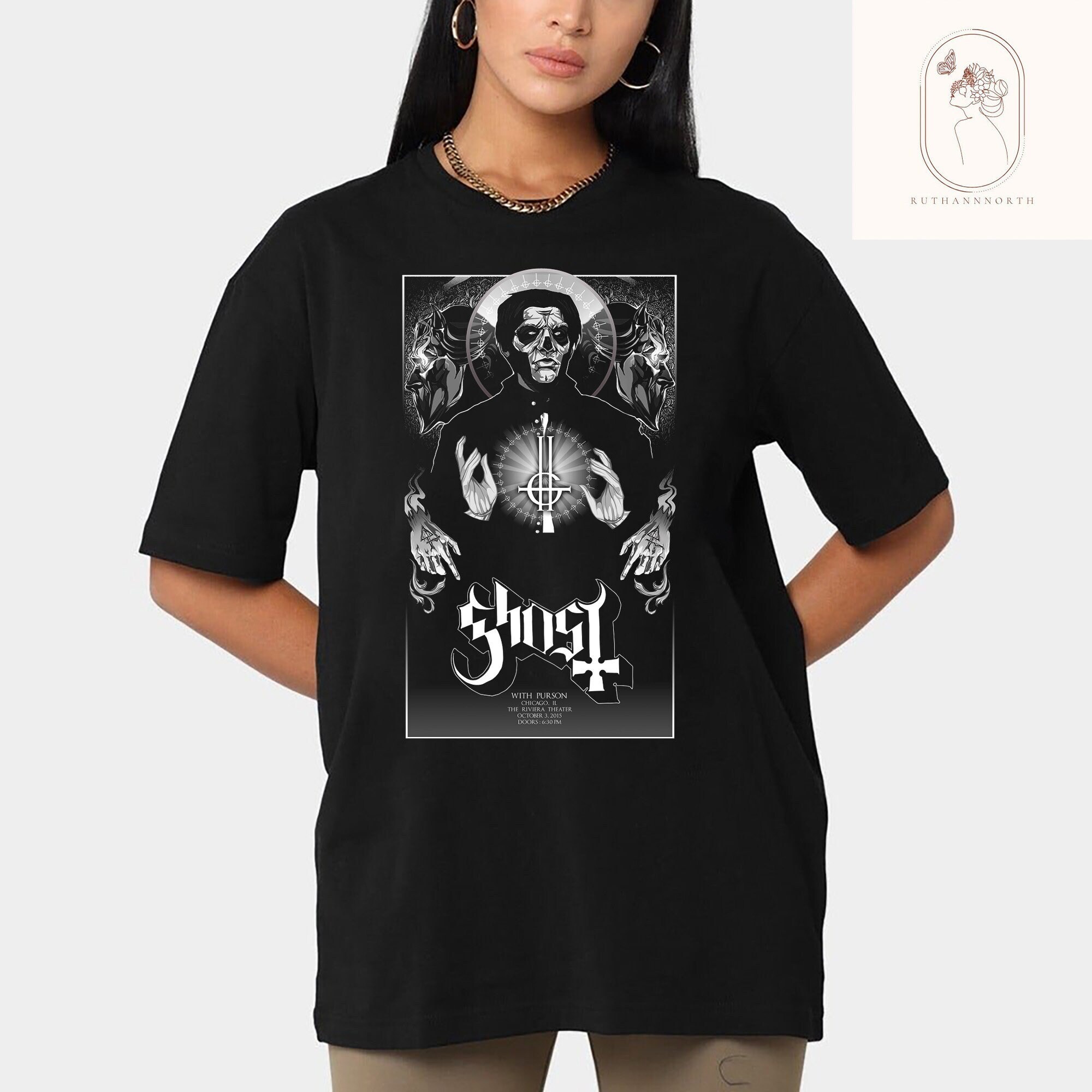 Discover Ghost - Impera Maestro Tour 2022 T-Shirt, Sweatshirt, Hoodie, Vintage 90's, Hip hop shirt, 80's, Rapper shirt, Halloween shirt, Band shirt