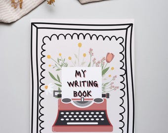 Creative Writing Workbook: Student Writing Prompts (Digital Download, PDF, PNG, JPG Files)