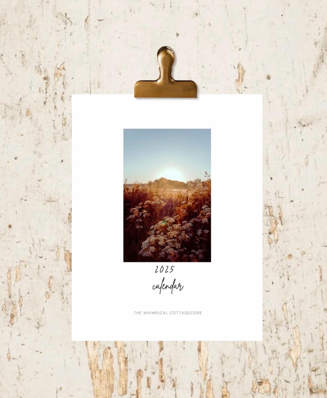 2025 Printable Whimsical Cottagecore Calendar. Digital Download ...