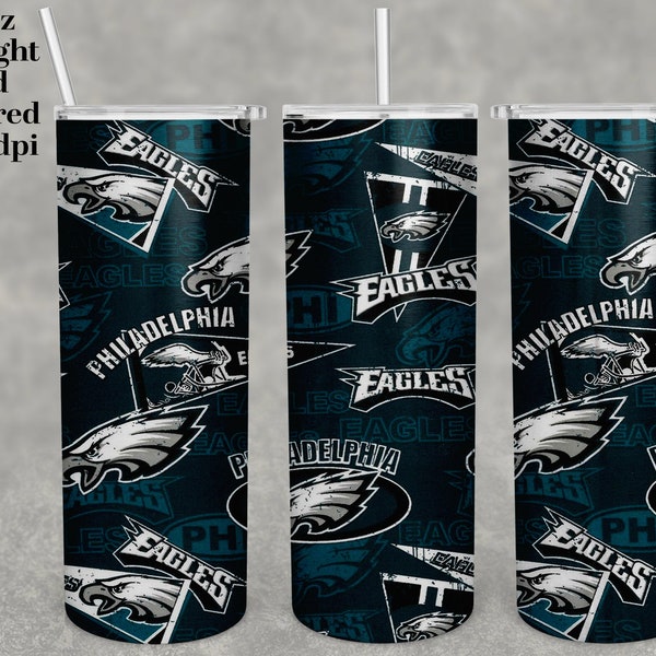 Football Mascot 20oz Skinny Tumbler Wrap Png Sublimation, Football Tumbler Full Wrap Template, Straight And Tapered Png Instant Download