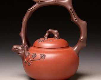 Yixing Zisha Teapot [Bi-color Dong Po Tiliang Pot] 320ml | Full Handmade | Chinese Purple Clay Teapot | Gongfu Teapot