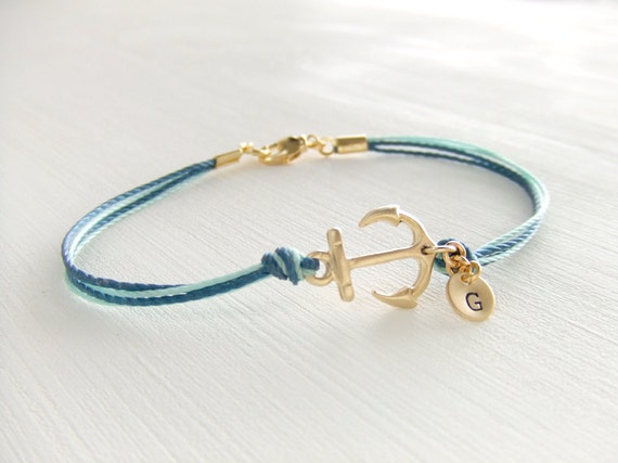 Sailor Anchor Jewelry Bracelet Gold Anchor Charm