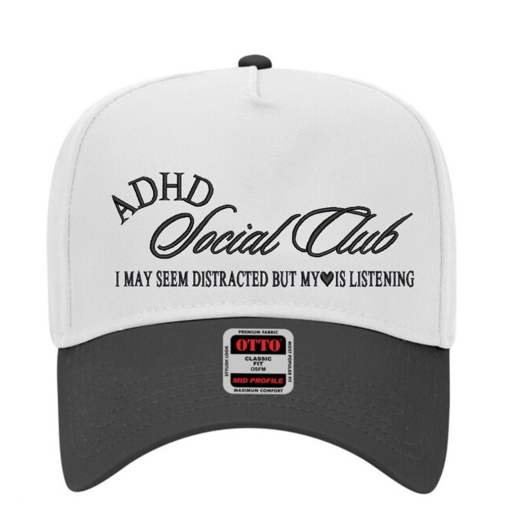 ADHD Social Club Trucker Hat- Back in Stock - Etsy