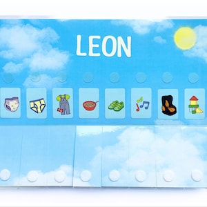 Morning Chart / Chore Chart - create custom routine with stickers
