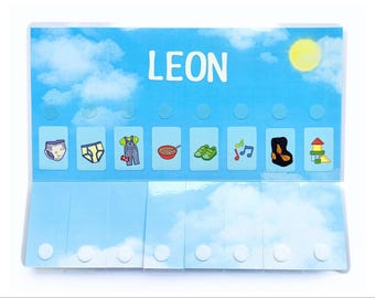 Morning Chart / Chore Chart - create custom routine with stickers