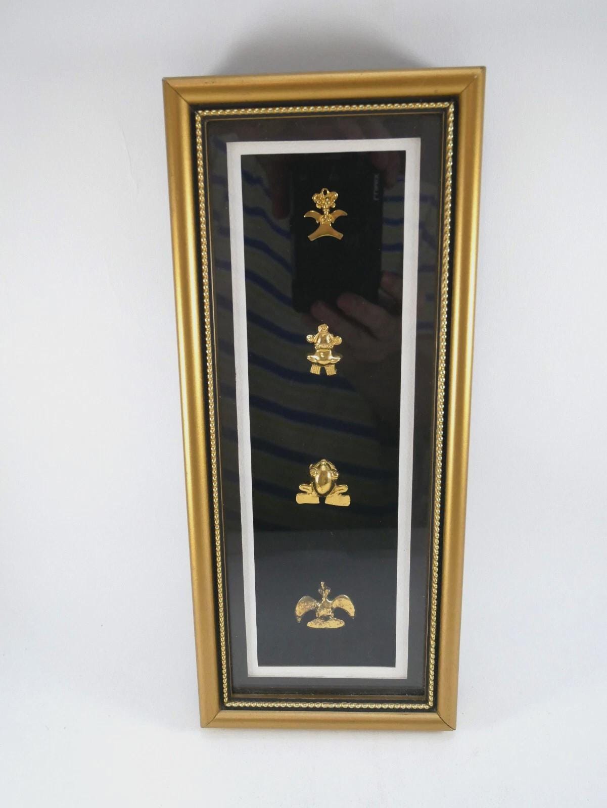 REPROSA パナマ　黄金のワカ　ジュエリー　ブローチ　額装付き REPROSA パナマ 黄金のワカ ジュエリー ブローチ 額装付き 【公式通販】