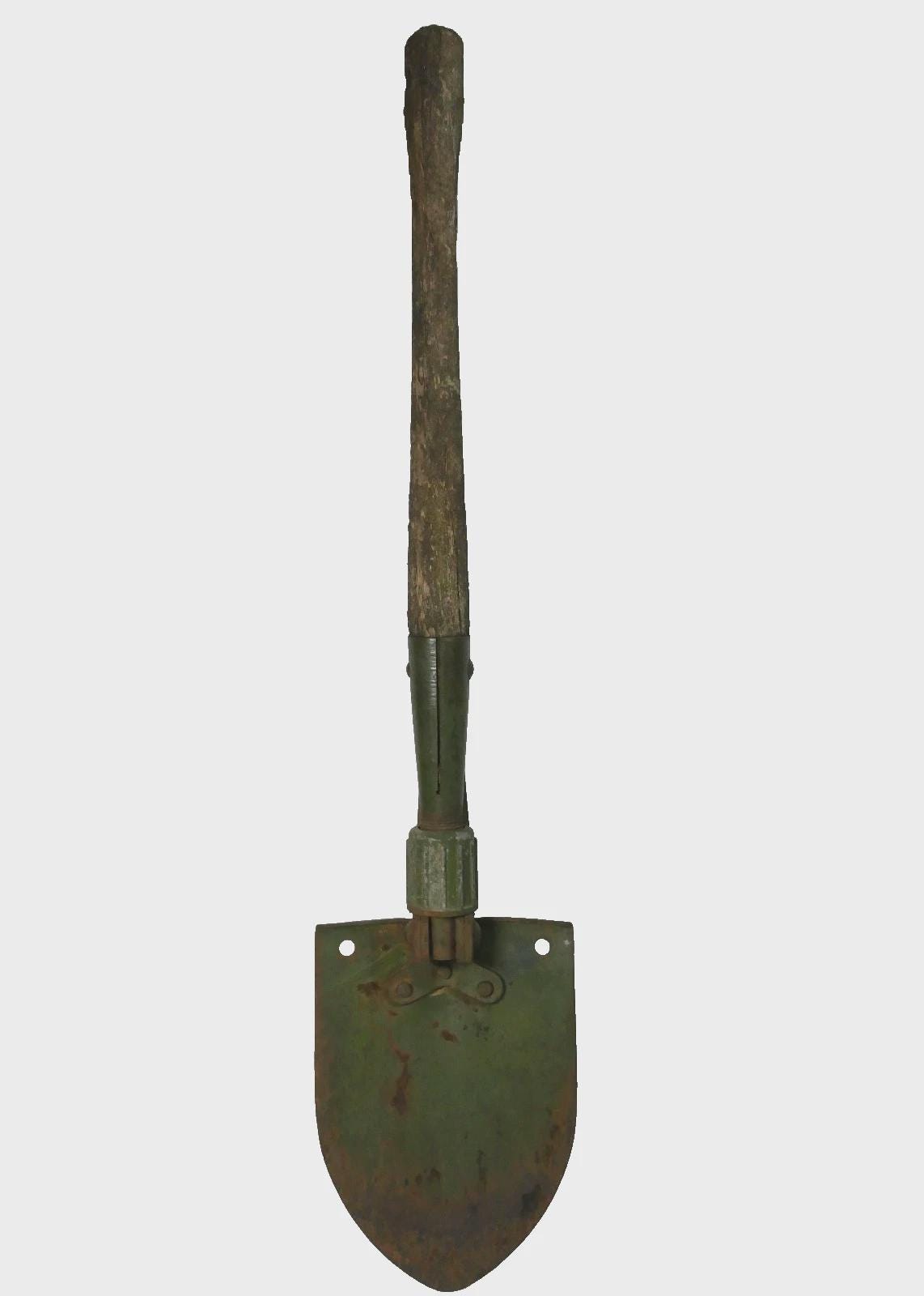 Vintage Original War US Army Entrenching Field Shovel W/ Pick H-W