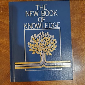 Vol 1 A ~ The New Book of Knowledge Encyclopedia 1A image 1