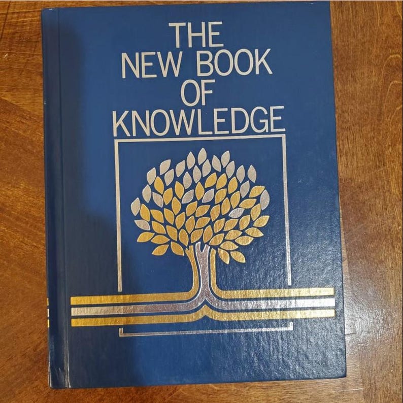 Vol 1 A ~ The New Book of Knowledge Encyclopedia 1A image 1