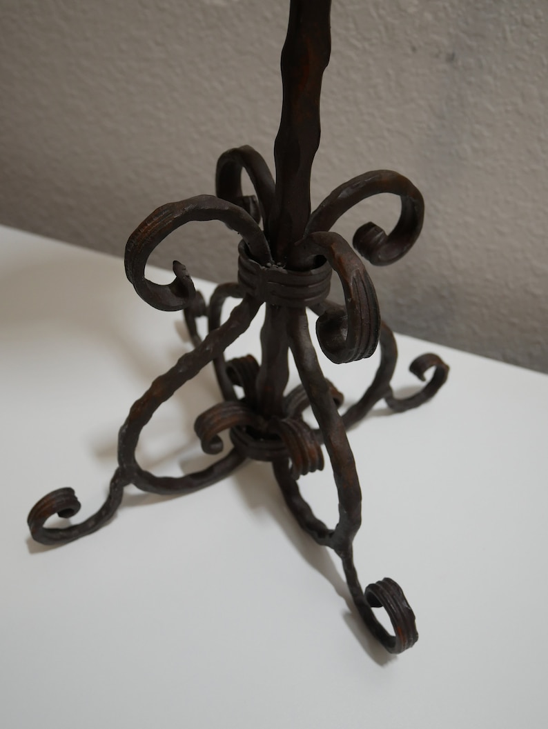 Melody Jane 1:12 Scale Miniature Wrought Iron Candle Holder Stand For Dollhouses