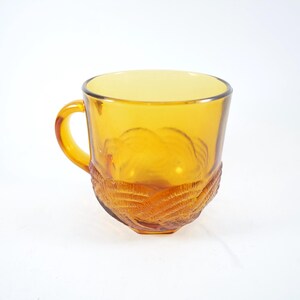 Vintage 8 oz Amber Indiana Glass Teacup Mug