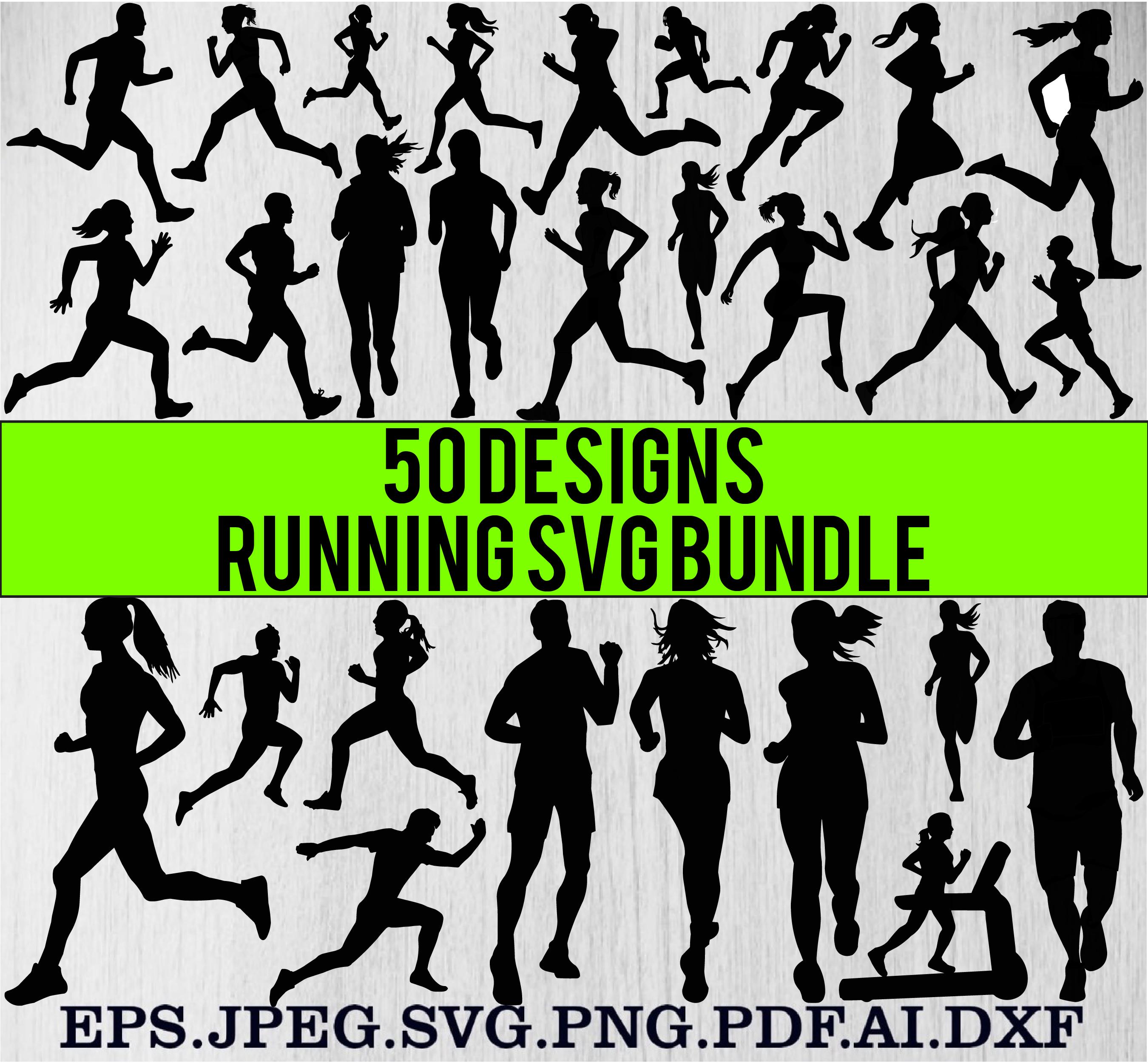 Running Svg Bundle, Athletic Silhouettes, Running Woman Svg, Running Png Bundle, Running People Svg, Running Man Svg, Exercise Run Svg,Png