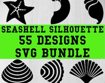 Seashell Svg Bundle, Seashell Clipart Seashell Svg, Seashell Cut Files For Cirut, Seashell Silhouette, Se World Svg, Seashell Svg,Png,Eps,Ai