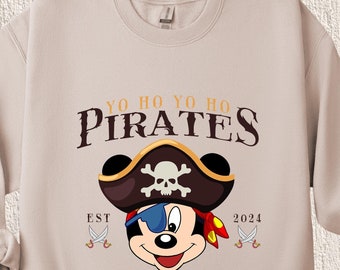 Disney Sweathirts, Disney Pirate Shirt, Disney Cruise Shirts, Disney Family Matching Shirts, Disney World Shirt, Mickey Pirate Shirts