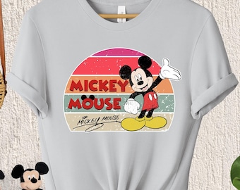 Mickey Mouse Shirt, Retro Mickey and Minnie Sweatshirt, Mickey Sweatshirt, Minnie Shirt, Disney Family Trip Shirt, Disney Castle Shirt