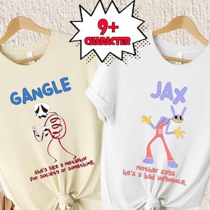Amazing Digital Circus Shirt, Digital Circus, Jax, Kaufmo, Digital Circus Party Shirt, Funny Circus Characters Shirt, Digital Circus Shirts