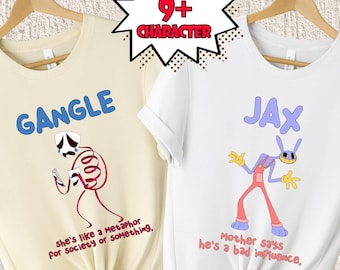 Amazing Digital Circus Shirt, Digital Circus, Jax, Kaufmo, Digital Circus Party Shirt, Funny Circus Characters Shirt, Digital Circus Shirts