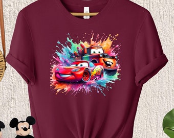 Lightening McQueen Shirt, Tow Mater Sweatshirt, Disney Family Trip Shirts, Lightning Mcqueen Tee, Disney Pixar Shirt, Disney Cars Shirts