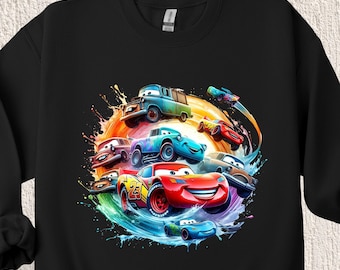 Disney Cars Sweatshirt, Disney Family Shirt, Cars Birthday Shirt, Lightning Mcqueen, Tow Mater, Doc, Sally, Luigi, Mack Shirt and Sweatshirt