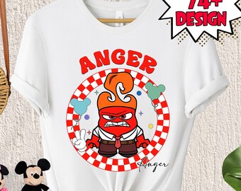 Inside Out Characters Shirt, Inside Out Anger Shirt, Inside Out Joy Sadness Anxiety Sweatshirt, Inside Out 2 Family Matching, Inside Out Tee