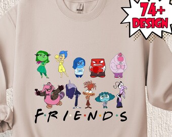 Inside Out 2 Friends Sweatshirt, Inside Out It's Okay To Feel All The Feels Shirt, Mental Health Shirt, Inclusion Shirt, Family Trip Shirt