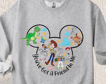 Jessie Toy Story Sweatshirts, Toy Story Characters Minnie Shirt, Disneyland Vacation Jessie Shirt Gift,You've Got A Friend In Me Tee