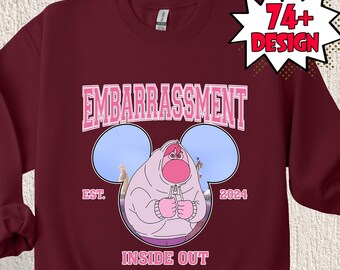 Embarrassment Est 2024 Inside Out Sweatshirt, Fear Est 2024 Sweatshirt, Joy Inside Out Shirt, Anxiety Inside Out  Shirt, Inside Out Shirt