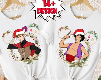 Disney Prince Christmas Shirt, Disney Xmas Boys Trip Shirt, Beast, Gaston, Maui, Kristoff, Christmas Prince Sweatshirt, Xmas Shirt