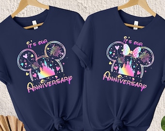 It's Our Anniversary Shirt, Disney Couples Anniversary Sweatshirts, Disney Matching Shirts, Mickey and Minnie Anniversary Sweatshirt