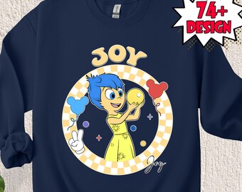 Inside Out Characters Shirt, Inside Out Joy Sweatshirt, Inside Out 2 Disgust Fear Ennui Shirt, Inside Out 2 Family Matching Shirt,Inside Out