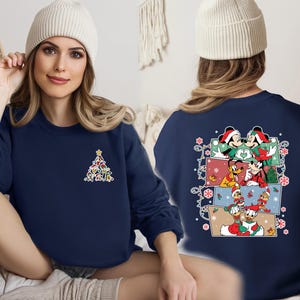 Disney Merry Christmas Sweatshirt, Mickey and Friends Sweatshirt, Disney Christmas Shirt, Christmas Matching Shirt, Disney Trip Shirt