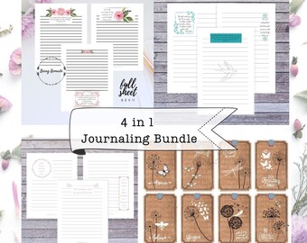 Printable Christian Prayer Journal Pages Bundle, Bible Verses (Digital Download)