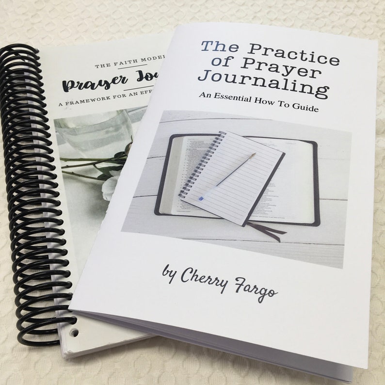 Prayer Journal, FAITH, Prayer Model, Journal, Bible Study Aid, Prayer Journaling Instruction Booklet, Prayer Plan, Christian Prayer Journal image 1
