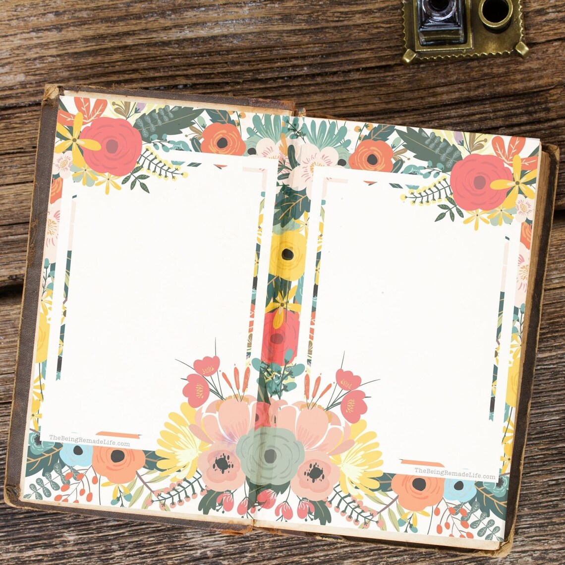 Blank lined journal pages printable paper kit prayer etsy