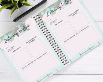 Bible Reading Journal Pages: Reflective Prayer & Study Aid (Digital Download)