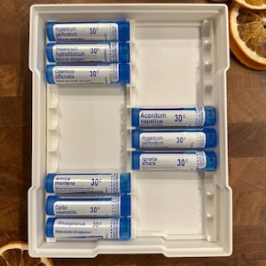 Homeopathy Remedy Organizer Homeopathy Tray Stackable Homeopathy Gift Remedy Tray Organizer Apothecary Remedy Organizer Homeopathy Storage W